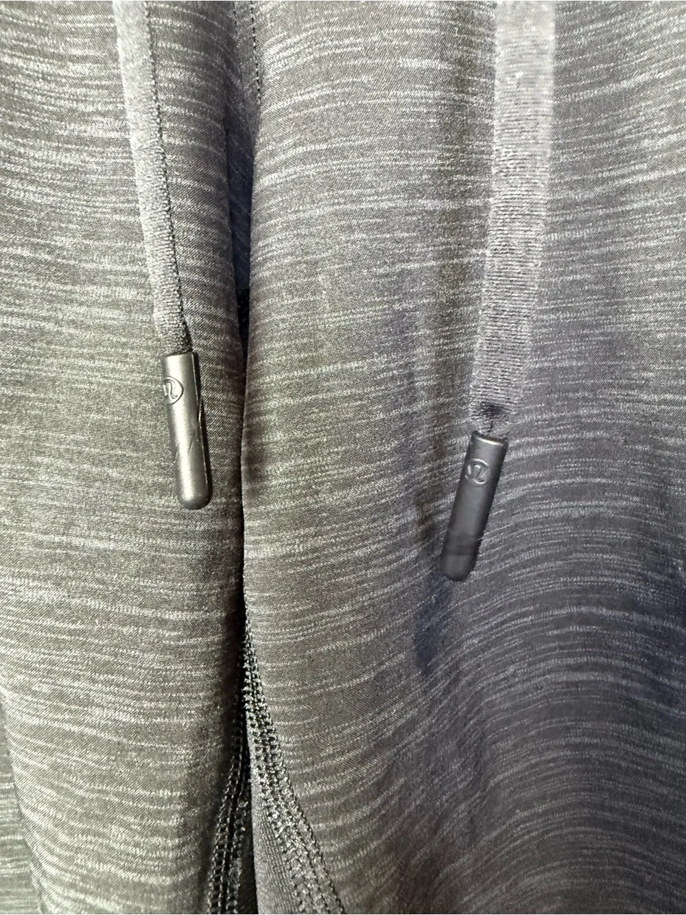 Lululemon Pace Breaker Shorts‎ Gray Space Dye Hidden Zip Pocket L